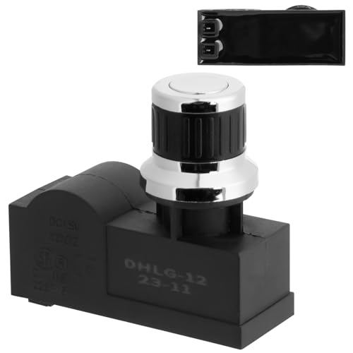 BQMAX 2 Outlets Grill Igniter for Nexgrill 2 Burner 720-0864R 720-0864RA | 2-Outlets AA Push-Button Switch Igniter for Nexgrill 720-0864BL 720-0864BA, Grill Igniter for Nexgrill Igniter Replacement - size: 1.16"×3"(2-Outlets)