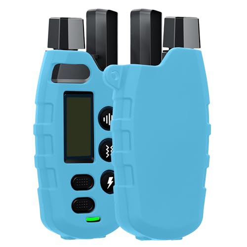 kwmobile Silicone Case for BOUSNIC Dog Training Collar (RS2) Case - Protective Cover for GPS Handheld - Anti-Slip Outdoor Sleeve in Blue