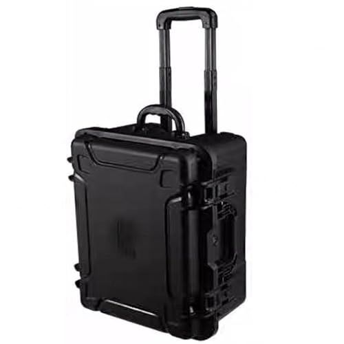 21" L x 16" W x 10" H Large Hard Case with Foam, Portable Rolling Hard Case with Wheels, Waterproof Shockproof Dustproof, Suitable for Cameras, Lenses, Camcorder, Instrument, Telescopes - size: 21 Inch