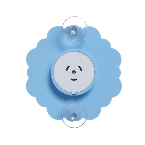Taylor Silicone Suction Cup Thermometer - Blue Daisy Design - color: Blue