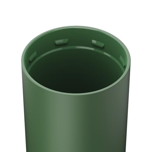 BrüMate Strova 18oz 100% Leakproof Insulated Coffee Mug | Ceramic-Lined Interior | Built-In Silicone Sleeve for Travel | Locking Flip Lid (OD Green) - color: OD Green