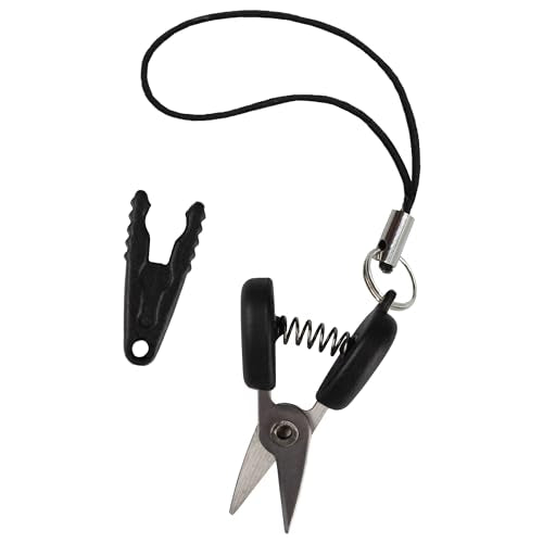 JubileeYarn Itty Bitty Snippy Portable TSA Compliant Keychain Scissors - Atomic Black - 1 Scissor - color: Atomic Black, size: 1 Pair
