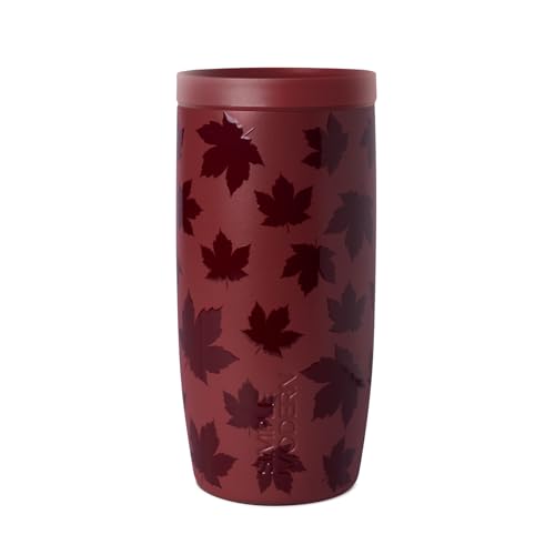 Simple Modern Halloween Travel Coffee Mug 360° Lid | 16oz | Leaves - color: Autumn Maple, style: Coffee Tumbler