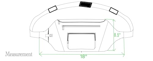 Freakmandu Eco-Friendly Boho Hippie Style Hemp Fanny Pack White Hip Waist Bag for Hiking Running Jogging - color: Green Mix