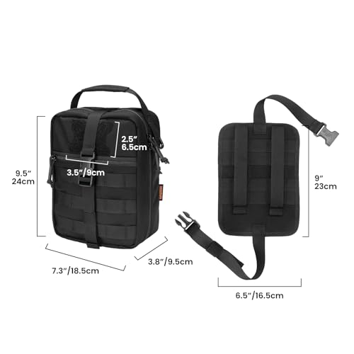 EXCELLENT ELITE SPANKER Rip Away Tactical Medical Pouch First Aid IFAK Pouch Utility EMT Pouch - color: Black