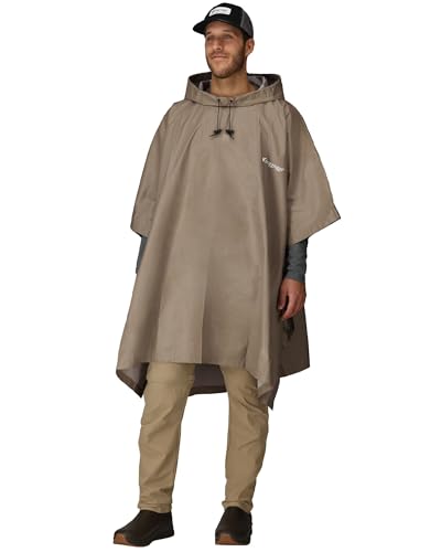FROGG TOGGS Ultra-lite2 Waterproof, Breathable Rain Poncho - color: Khaki, style: Adult