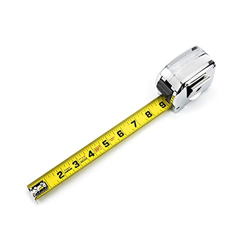 Crescent Lufkin 1-1/8" x 35' Chrome Case Yellow Clad Tape Measure - L935-02 (Pack of 4) - size: 10.7 m (Pack of 4)
