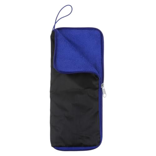 HARFINGTON Wet Umbrellas Bag Superfine Fiber Reversible Umbrellas Sleeve Cover Portable Waterproof Case for Storage Carry Travel Home Outdoor - color: Blue, size: 10.24"x4"