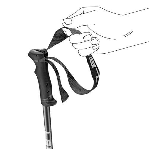 LEKI QNTM Ski Poles - color: Black-White, size: 125 cm