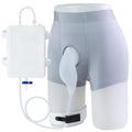 External Catheter for Men, Wearable Kit with 1000mL Urine Bag | 39.4 in silicone tube with two adjustable straps and a separate stabilizer - size: XS