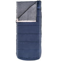 REDCAMP Cotton Flannel Sleeping Bag for Camping Backpacking, Adults Cold Weather Envelope Sleeping Bags with 2/3/4/6lbs Filling - color: Midnight Blue with 2lbs Filling