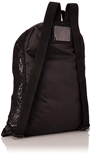 Speedo Unisex-Adult Drawstring Deluxe Ventilator Mesh Equipment Bag - color: Speedo Black