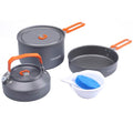 Fire-Maple Feast Outdoor Camping Cookware, Pot and Pan Set Stackable Kit - color: Feast 2