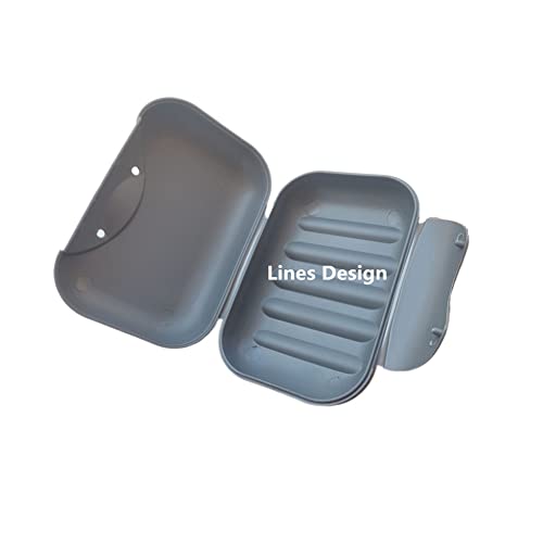 Plastic Soap Case Holder Container, 5 Pack Portable Travel Soap Box Dish Organizer for Bathroom Home Outdoor Hiking Camping