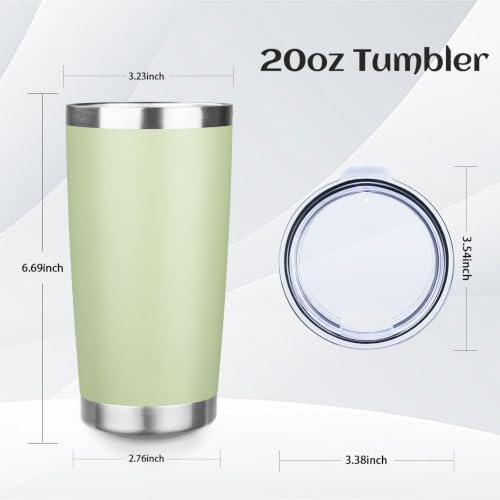 StarSpeed 20oz Stainless Steel Travel Coffee Tumbler,Matcha Green - color: Matcha Green