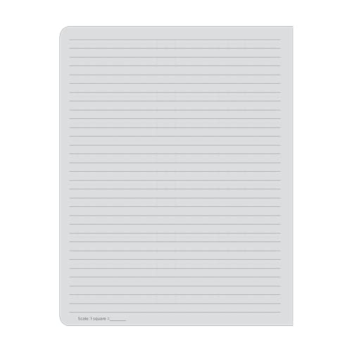 Rite in the Rain Single LG Stapled Notebook, 6.625" x 8.5", Black Cover, Dot Grid Pattern, 3 Pack (No. 771DG-LGL3) - color: Black, style: Dot Grid