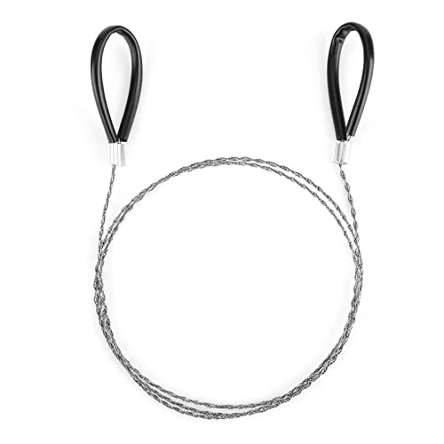 Emergency Steel Wire, Emergency Wire, Steel Wire Saw Scroll Travel Wire Rope Cable Survival Wire, for Cutting Wood Bone Rubber Plastic