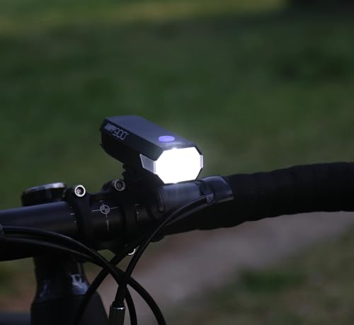 CATEYE AMPP USB Rechargeable Bike Light | Commuters, Road Cyclists & Mountain Bikers, Day & Night Riding Modes, IPX4 Waterproof, Tough & Durable - style: Ampp900