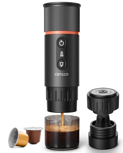 portable espresso machine (Black) - color: Black