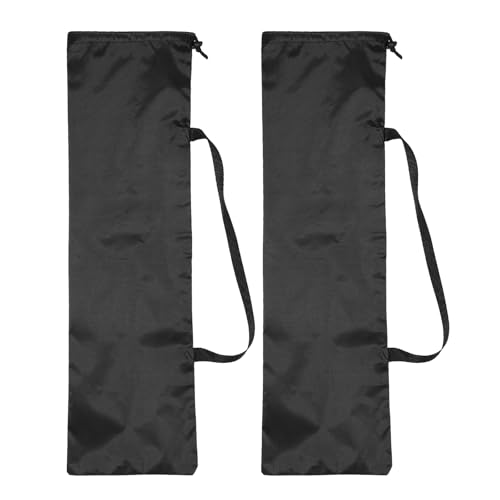PATIKIL 30 x 9 Inch Tripod Carrying Case, 2 Pack Camera Tripod Carrying Bags Oxford Cloth Padded Bag for Camera Gear Mic Light Stand Sheet Music Photography Accessories, Black - size: 30 x 9 Inch