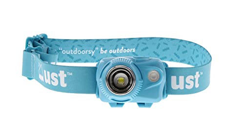 ust Brila 580 Dual Power LED Headlamp with Rechargeable Battery Pack for Camping, Hiking, Outdoor Survival