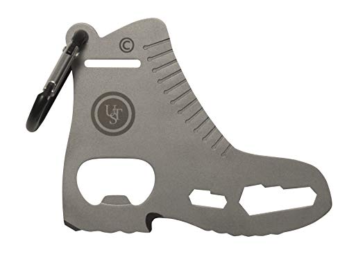 UST Tool-a-Long Multi-Tool Carabiners with Durable, Compact Stainless Steel Construction for Hiking, Kayaking, Camping, Travel and Outdoor Survival - style: Boot