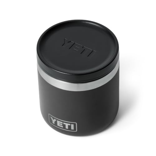 YETI Rambler 8 oz Food Jar, Vacuum Insulated, Stainless Steel, With Airtight Lid, Black - color: Black