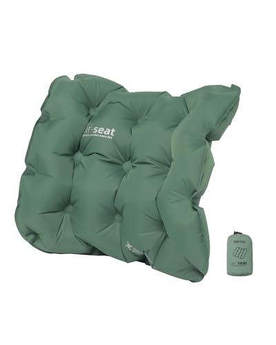 Inflatable Seat Cushion & Lumbar Support Lightweight TPU Non-Slip - color: Spring Rain