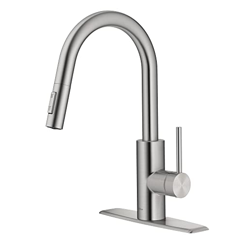 KRAUS Spot Free Stainless Steel Pull Down Kitchen Faucet KPF-2620SFS - color: Spot-Free Stainless Steel, style: Pull Down Faucet