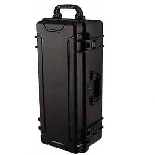 31" L x 12" W x 9" H Large Hard Case with Foam, Portable Rolling Hard Case with Wheels, Waterproof Shockproof Dustproof, Suitable for Cameras, Lenses, Camcorder, Instrument, Telescopes - size: 31 Inch