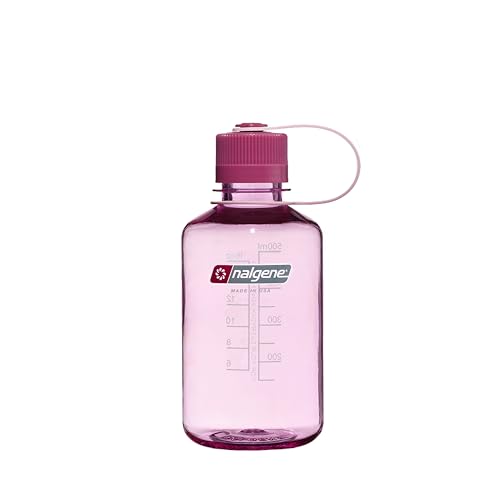Nalgene 16 oz Narrow Mouth Water Bottle, Cosmo - color: Cosmo, size: 16 Ounces