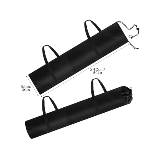 Klmnop Jumbo Rug Storage Bag with 2 Portable Carrying Handles, Large Drawstring Carpet Bag for Rugs up to 6×9 Ft, Rug Shipping Bags for Rug Moving(20×94 Inch) - size: 20.5×94.5inch