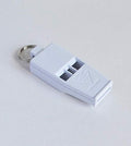 ACME genuine No. 636 Tornado slimline AIRFAST Whistle. BPA free plastic. Small-sized. High-pitch. Pealess. 122 dBA. Designed and made in the UK - color: White