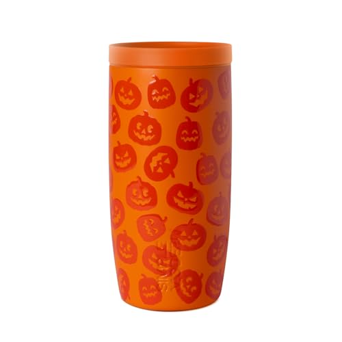 Simple Modern Halloween Travel Coffee Mug 360° Lid | 16oz | White - color: Jack-O-Lanterns, style: Coffee Tumbler