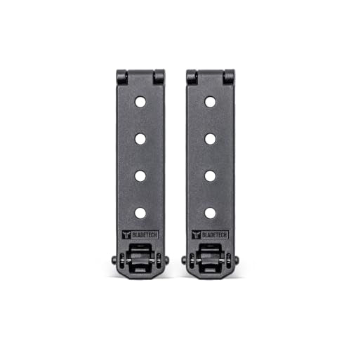 3" Molle-Lok (Pair with Mounting Hardware) - MOLLE Attachment Clip for Vests, Backpacks, Holsters, Mag Pouches, TASER, and More - Molle-Lok 3 inch by Blade-Tech Holsters