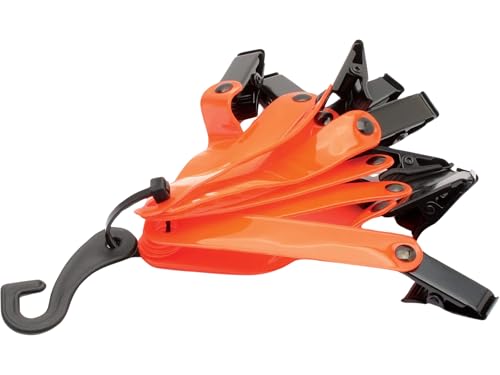 HME 3" Orange Durable Highly Reflective Weather-Resistant Outdoor Hunting Trail Markers with Clips, Pack of 10