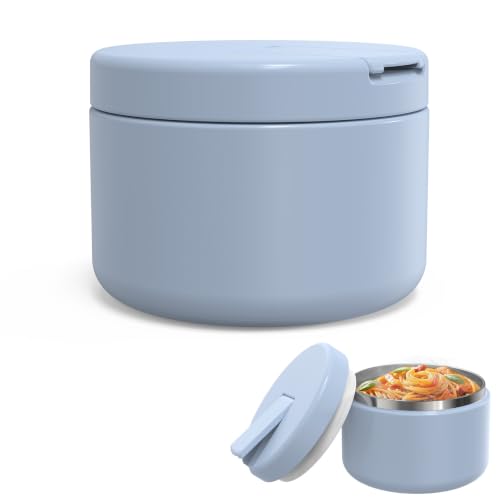 LOHASOK Kids Insulated Thermo for Hot Food Soup, 12oz - color: Light-Blue, size: 12 ounces