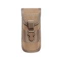 BRAVECOW Portable 1000D Nylon Eyeglasses Case with Buckle Hard Shell Sunglasses Shockproof Protective Box Outdoor Storage Box - color: Khaki