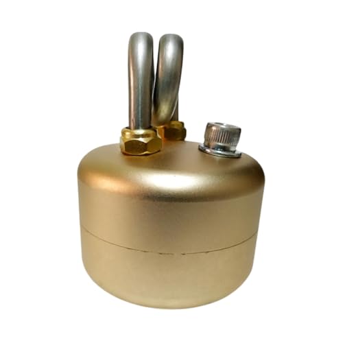 Camp Furnace Alcohol Furnace Efficient Compact Stainless Steel Alcohol Burner Spirit Burner for Trips Commercial Outdoor BBQ - color: Gold