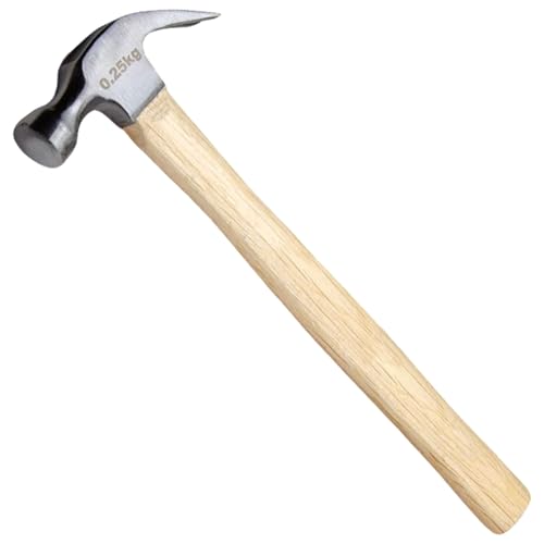 8.8 Ounce Claw Hammer,Forged Carbon Steel Head Small Hammer | Wood Hammer Solid wood handle claw hammer for Home Repair& DIY