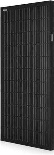 Spartan Power 100 Watt Solar Panel 9 Bus Bar Black Mono Great for RV, Trailer, Camper, Boat, Cabin, Farm, SP-100W (2 Pack) - size: 100W 2-Pack