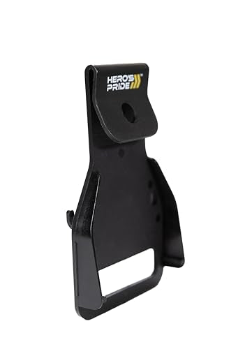 Hero's Pride Heavy Duty Locker Clip - Designed to Organize Duty Belts, Keys, and Tactical Gear - 75 lb Capacity - Fits Most Belt Buckles - Maximize Locker Space for Law Enforcement