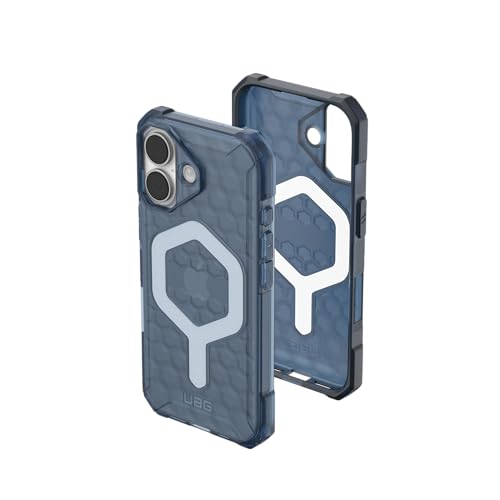 URBAN ARMOR GEAR UAG Designed for iPhone 17 Case Essential Armor - Compatible with MagSafe Translucent Military Grade Protective Cover, Cloud Blue - color: Essential Armor - Cloud Blue