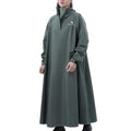 Waterproof Rain Poncho, Reusable Hooded Long Raincoat | Durable Oxford Fabric, Full Coverage, Reflective Strip, Adjustable Hood Cuffs, Hiking Camping Travel, Men Women Adults - color: Green, size: XX-Large