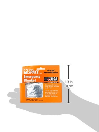 Grabber - The Original Space Brand Emergency Survival Blanket - Silver
