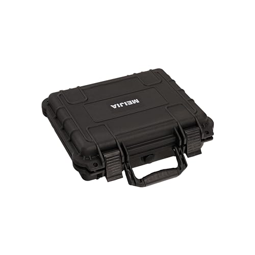 MEIJIA All Weather Waterproof Hard Camera Case,Hard Case,With Customized Fit Foam Included, Elegant Black,Fit for Drones,camera,lens (13.39"x11.61"x3.93") - size: 13.39" x 11.61" x 3.93"