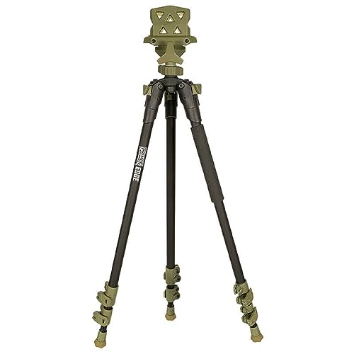 Primos Hunting Edge Aluminum Tripod Shooting Stick with Gun Clamp | Lightweight and Adjustable Hunting Shooting Support with 360° Panning