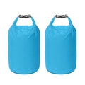 Dry Bag Set, Waterproof Small Lightweight Dry Bags for Paddle Board Kayaking, Fishing, Camping(Blue, 40L 2Pack) - color: Blue, size: 40L 2Pack