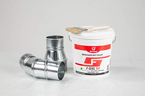 Red Devil 0841DW F-Seal 181 Fiber Reinforced Water Based Duct Sealant, 1 Gallon, White - color: White, size: 1 Gallon, style: 1 - Pack