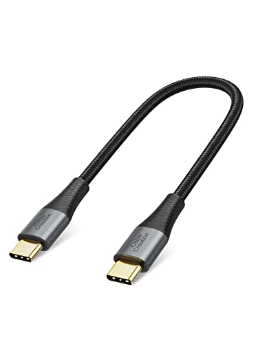 CableCreation Short USB C to USB C Cable 60W, USB C Charger Cable 0.8FT - size: 0.8FT, style: C to C